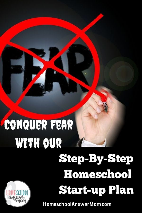 picture of someone crossing out fear of homeschooling