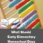 Math resource for early elementary homeschool learning 